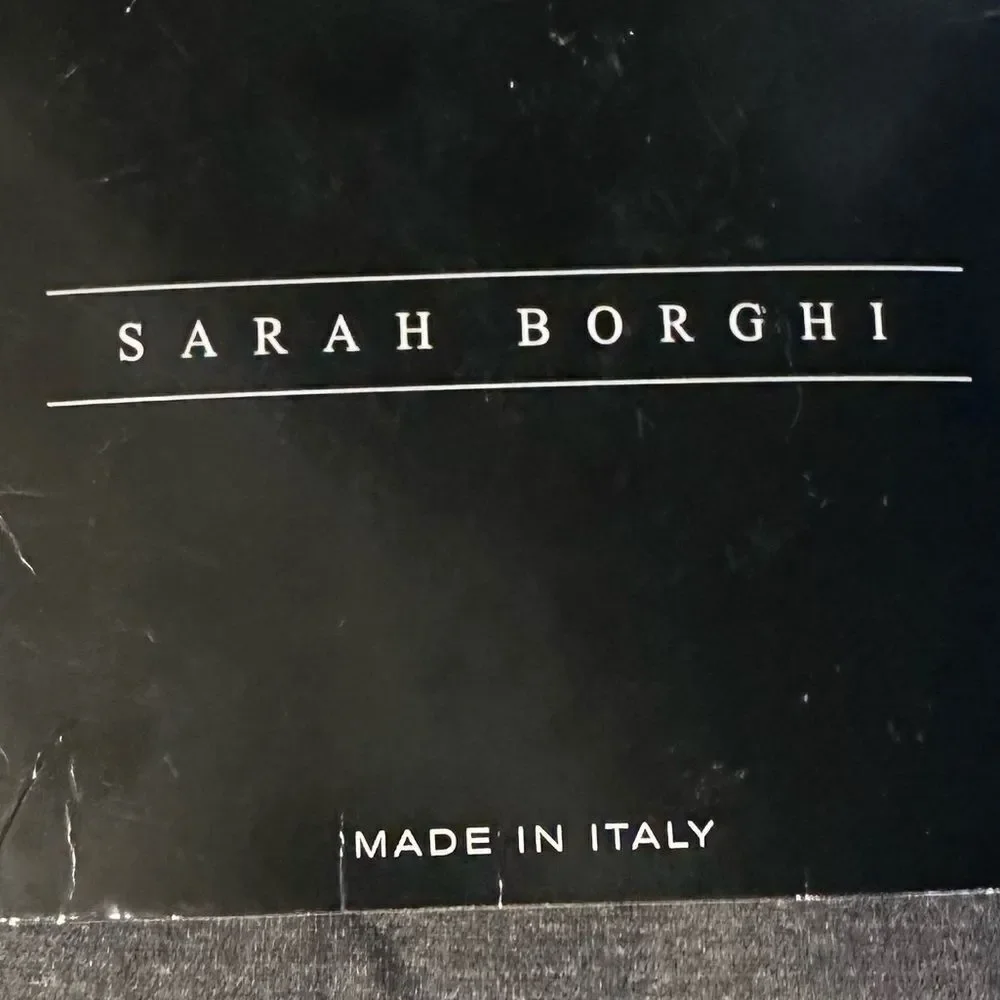 Sarah Borghi S/M Heather Gray Opaque 100 DEN Flannel Tights